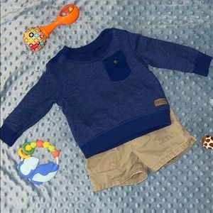 Carter’s Sweater/Shorts Set